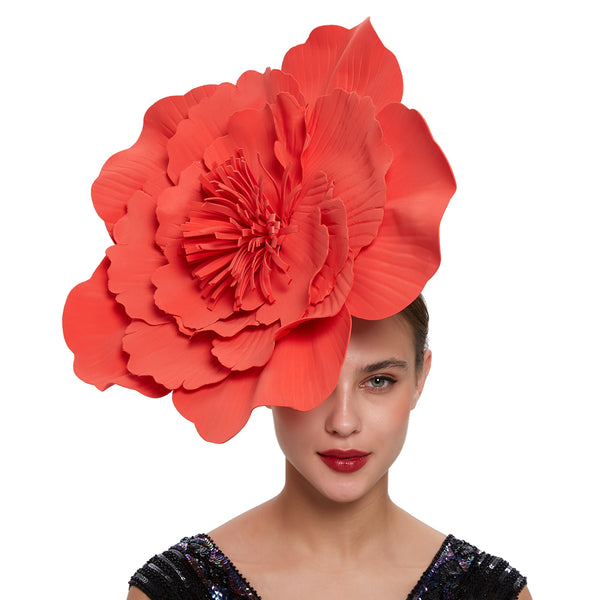 Big Flower Kentucky Derby Fascinator With Clip & Headband